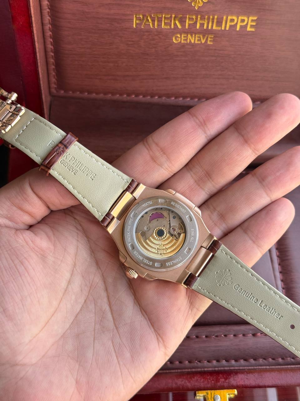 Patek Philippe Nautilus Black Dial, Japanese Automatic Movement