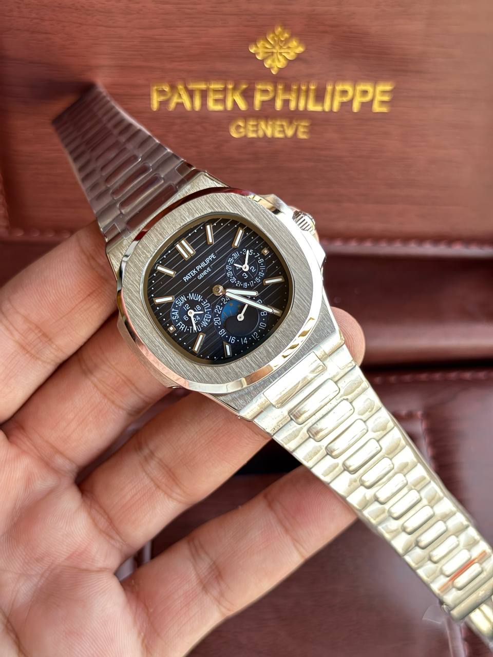 patek phillipe moon phase automatic