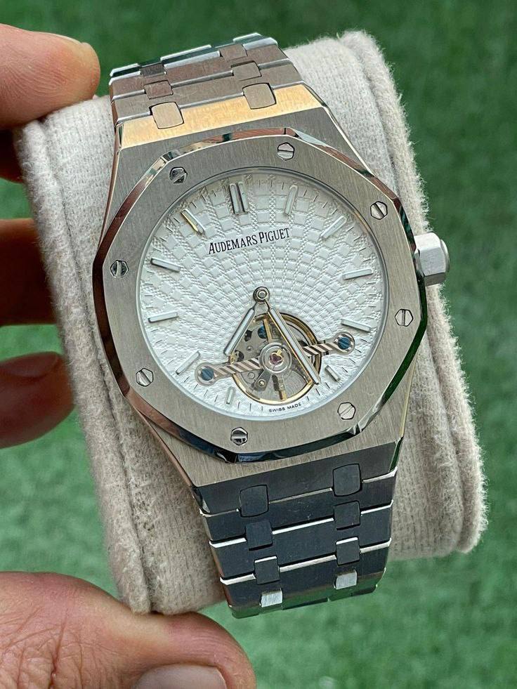 Audemars Piguet Royal Oak White Dial Tourbillon