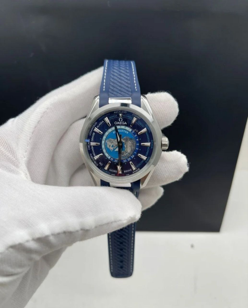 Omega Seamaster Aqua Terra Worldtimer Dark Blue Automatic