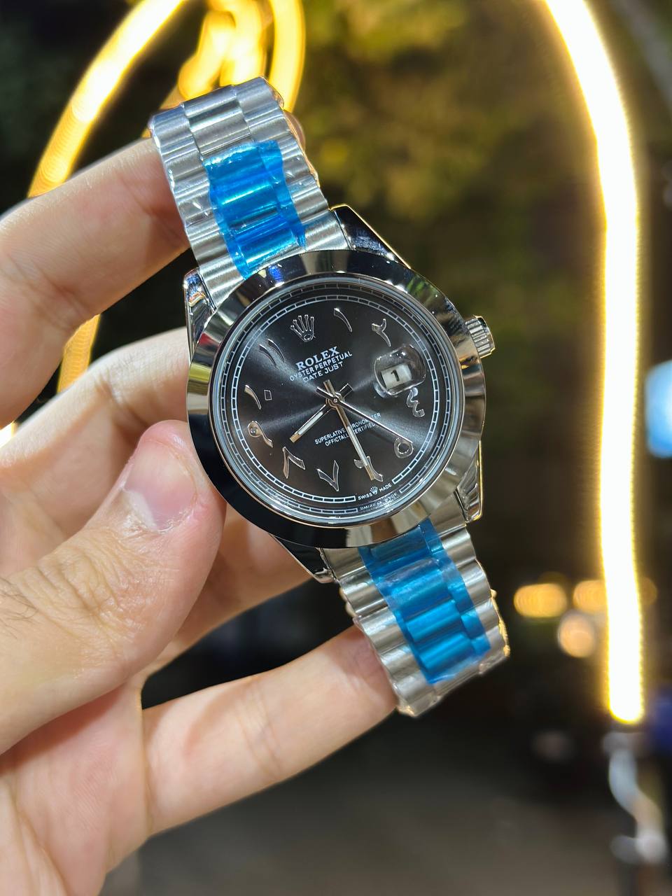 Rolex day date Arabic dial semi automatic