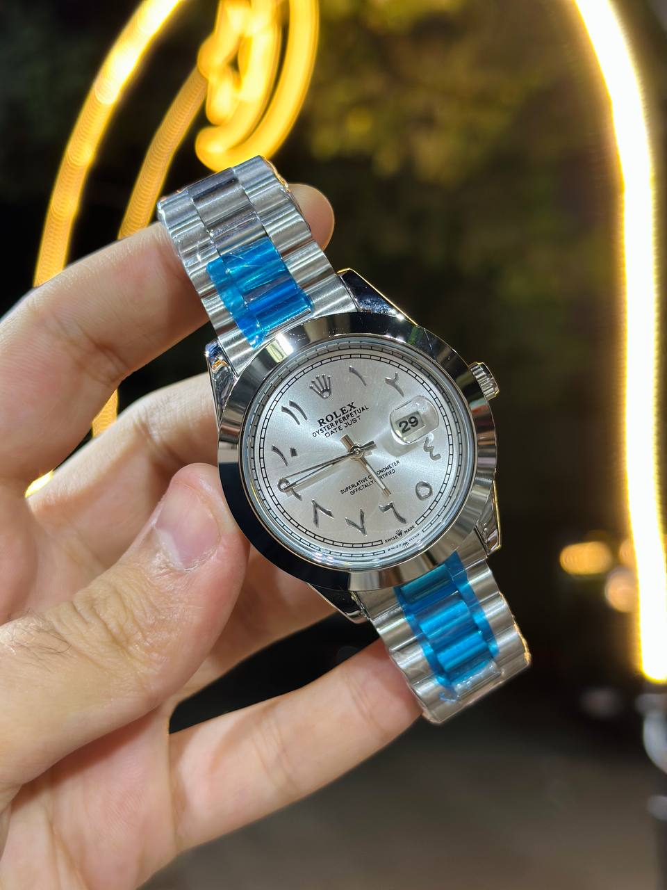 Rolex day date Arabic dial semi automatic