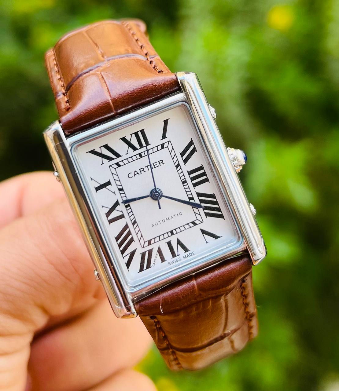 Cartier tank mirror