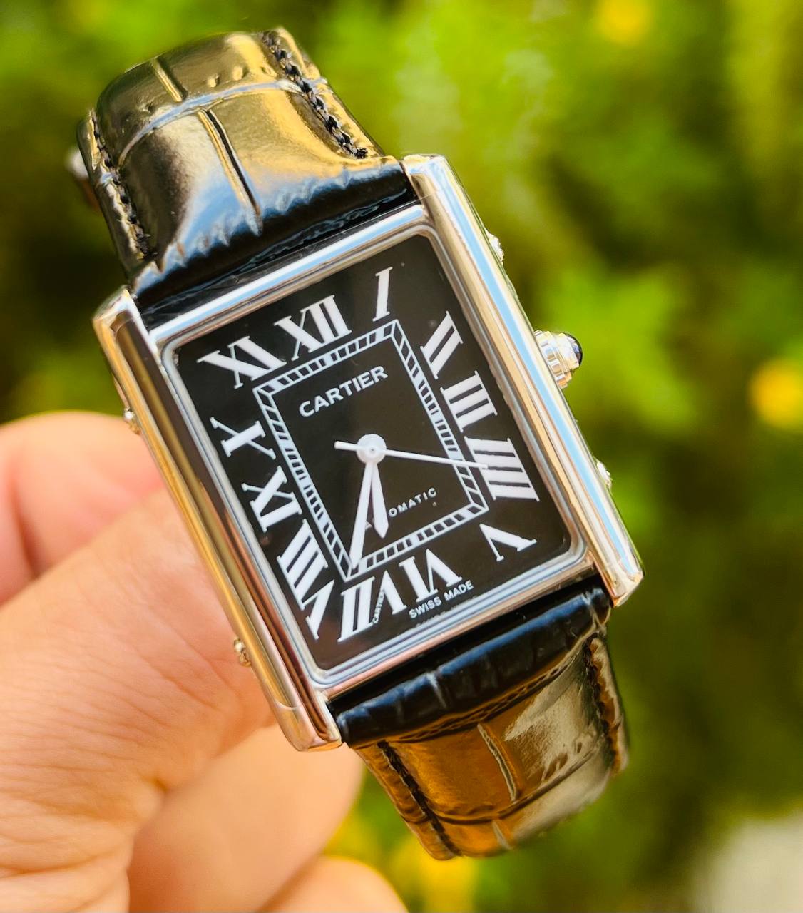 Cartier tank mirror