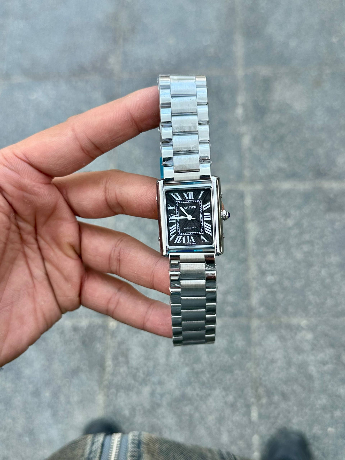 Cartier tank mirror